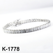 Bracelet en bijoux en argent sterling Silver Pave CZ (K-1778. JPG)